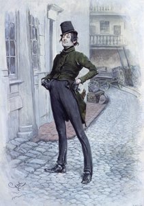 Mr. Alfred Jingle by Frederick Barnard